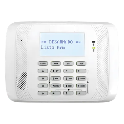 Teclado / Transceiver / Pantalla alfanumérica 4 líneas / Receptor RF 200 pies / Compatible serie 5800