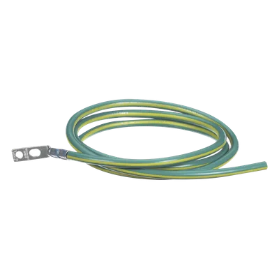 Kit de Jumper de Puesta a Tierra / 6 AWG / 1.52 m (5 ft) / Zapata 45° / Conector Htap 2-6 AWG / UL 467 / NEBS Level 3
