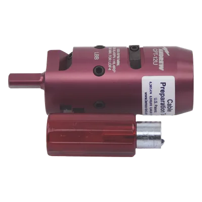 Herramienta Automatizada / Cable Coaxial 1/2 pulgada / Conectores Serie PSA / 0.36 kg / 150 Preparaciones por Cuchilla