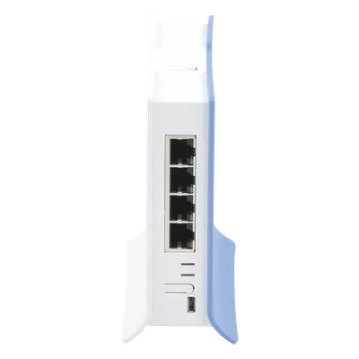 Access Point / CPU 650 MHz / Wi-Fi 2.4 GHz 802.11b/g/n / 4 Puertos Fast Ethernet / Base Torre / RouterOS L4