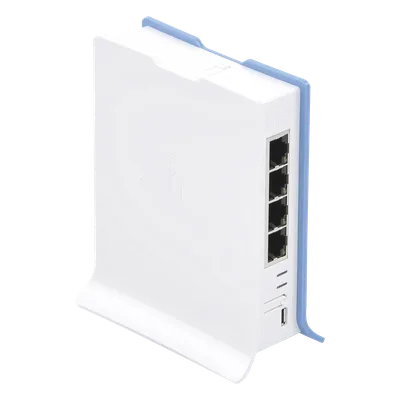 Access Point / CPU 650 MHz / Wi-Fi 2.4 GHz 802.11b/g/n / 4 Puertos Fast Ethernet / Base Torre / RouterOS L4