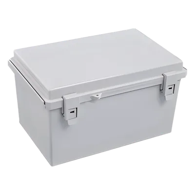 Gabinete Plástico para Exterior (IP65) de 185 x 285 x 180 mm Cierre por Broche.