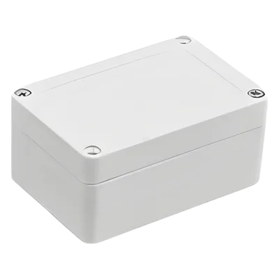 Gabinete Plástico para Exterior / IP65 / 100 x 68 x 50 mm / ABS Resistente a Intemperie / -20 a 60°C / Cierre por Tornillos