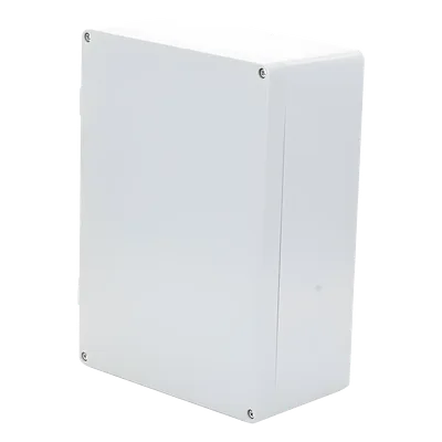 Gabinete para Exterior / Aluminio / IP66 / 390 x 280 x 158 mm / -40 a 120 °C / Montaje en Pared