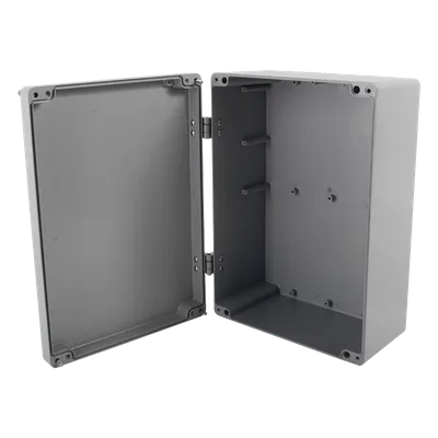Gabinete para Exterior / Aluminio / IP66 / 390 x 280 x 158 mm / -40 a 120 °C / Montaje en Pared