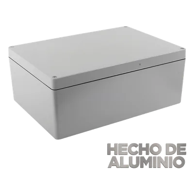 Gabinete para Exterior / Aluminio / IP66 / 390 x 280 x 158 mm / -40 a 120 °C / Montaje en Pared