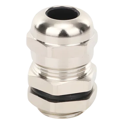 Conector Tipo Glándula / Ajustable 3-6.5 mm / Rosca M14 / IP68 / Latón Niquelado / -40℃ a 100℃