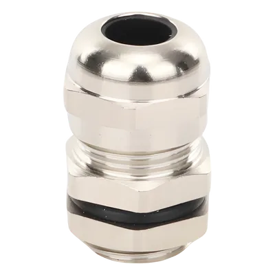 Conector Tipo Glándula / Ajustable 3-6.5 mm / Rosca M14 / IP68 / Latón Niquelado / -40℃ a 100℃