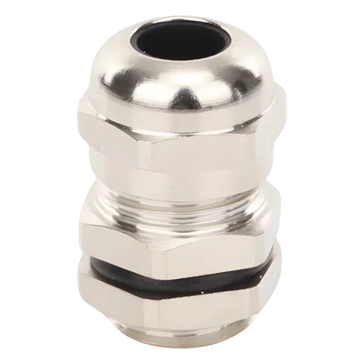 Conector Tipo Glándula / Ajustable 3-6.5 mm / Rosca M14 / IP68 / Latón Niquelado / -40℃ a 100℃