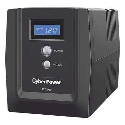 UPS de 1500 VA/900 W, Topología Línea Interactiva, Entrada 120 Vca NEMA 5-15P, y 8 Salidas NEMA 5-15R, Con Regulador de Voltaje (AVR)