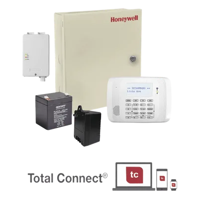 Kit de alarma / Panel Vista-48LA / Comunicador celular LTE / Batería de respaldo / Transformador / AlarmNet
