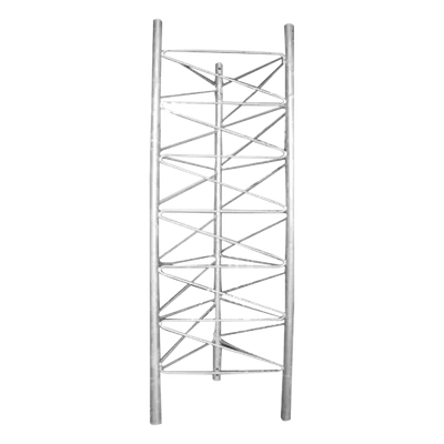Tramo de desplante para torre arriostrada / 90 cm ancho / 3 m longitud / Galvanizado en caliente / Carga 1000 kg / Resistencia viento 200 km/h