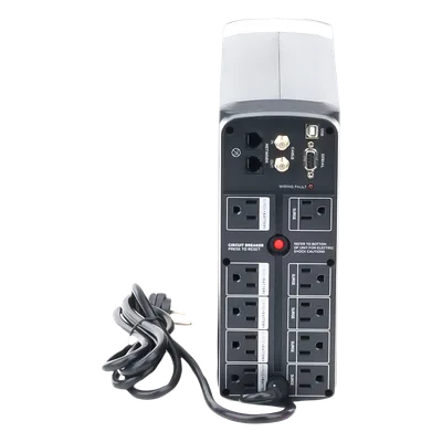 UPS de 1350 VA/815 W, Topología Línea Interactiva, Entrada 120 Vca NEMA 5-15P, Tipo Mini Torre, Con 10 Tomas NEMA 5-15R