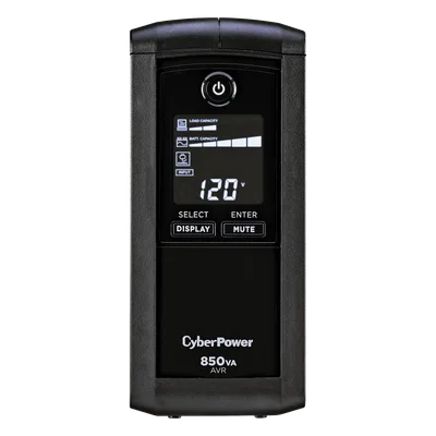 UPS de 850 VA/510 W, Topología Línea Interactiva, Entrada 120 Vca NEMA 5-15P, Tipo Mini Torre, Con 9 Tomas NEMA 5-15R