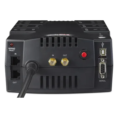 UPS de 685 VA/390 W, Topología Línea Interactiva, Entrada 120 Vca NEMA 5-15P, Tipo Gabinete Compacto, Con 8 Tomas NEMA 5-15R