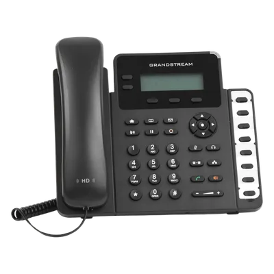 Teléfono IP / 2 Líneas SIP / 8 Teclas BLF / Conferencia 3 Vías / Pantalla LCD 132x48 / PoE / Dual Gigabit