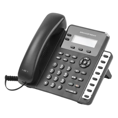 Teléfono IP / 2 Líneas SIP / 8 Teclas BLF / Conferencia 3 Vías / Pantalla LCD 132x48 / PoE / Dual Gigabit