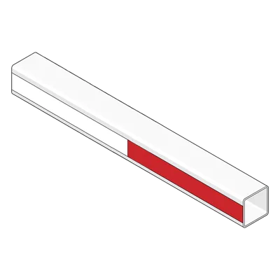 Brazo de plástico reforzado / 3.6 m (11.8 ft) / 6.5 x 6 cm / Compatible con barrera 1601080