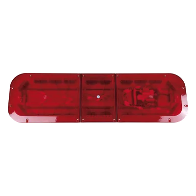 Barra de luces LED de 47" con 86 LED de alta potencia, color rojo, ideal para equipar ambulancias y unidades de bomberos