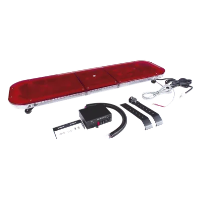 Barra de luces LED de 47" con 86 LED de alta potencia, color rojo, ideal para equipar ambulancias y unidades de bomberos