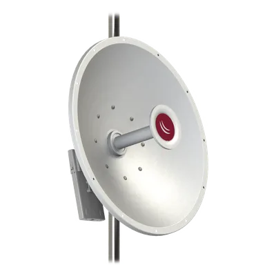 Antena Parabólica Direccional / 5 GHz / 30 dBi / Rango 4.7 - 5.875 GHz / Conector RP-SMA Hembra / Resistencia Viento 201 km/h (125 mph)