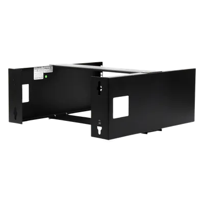 Rack Abierto de Pared / 19" / 4U / Acero Calibre 18 / Carga 20 kg / 500 mm (19.7 in) de Profundidad