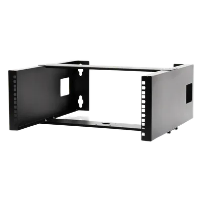 Rack Abierto de Pared / 19" / 4U / Acero Calibre 18 / Carga 20 kg / 500 mm (19.7 in) de Profundidad
