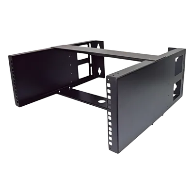 Rack Abierto de Pared / 19" / 4U / Acero Calibre 18 / Carga 20 kg / 500 mm (19.7 in) de Profundidad