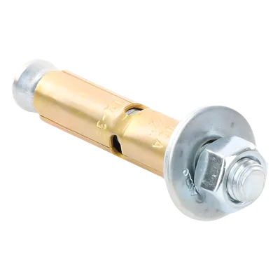 Kit de 4 Piezas de Taquete Tipo Barrenancla con Tornillo de 3/8" X 3" con Taquete de 1/2".