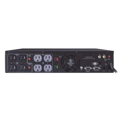 UPS de 1500 VA/1500 W, Topología Línea Interactiva, Entrada 120 Vca NEMA 5-15P, Onda Senoidal Pura, Torre o Rack 2 UR, Con 8 Tomas NEMA 5-15R