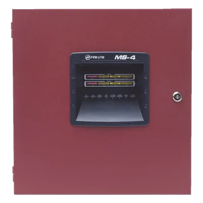 Panel convencional de detección de incendio / 4 zonas IDC / 2 NAC 24 VCC 2.5 A / Compatible i3 / UL, MEA, CSFM / 120 VCA