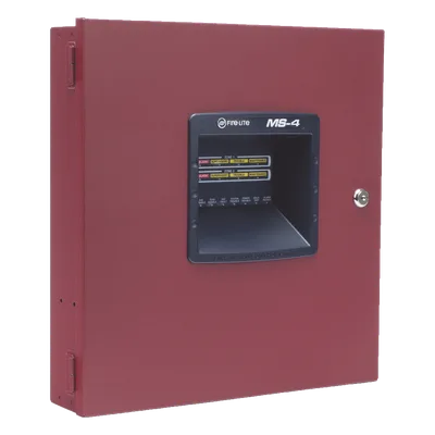 Panel convencional de detección de incendio / 4 zonas IDC / 2 NAC 24 VCC 2.5 A / Compatible i3 / UL, MEA, CSFM / 120 VCA