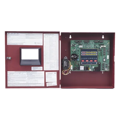 Panel convencional de detección de incendio / 4 zonas IDC / 2 NAC 24 VCC 2.5 A / Compatible i3 / UL, MEA, CSFM / 120 VCA