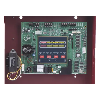 Panel convencional de detección de incendio / 4 zonas IDC / 2 NAC 24 VCC 2.5 A / Compatible i3 / UL, MEA, CSFM / 120 VCA