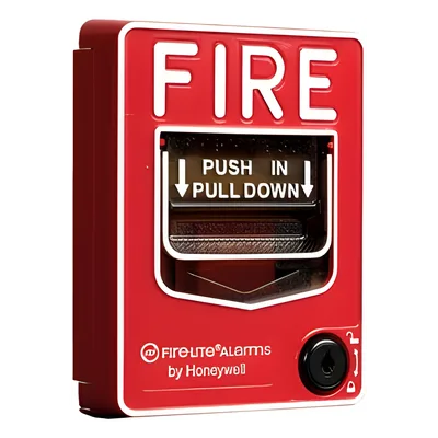 Estación Manual de Alarma Direccionable / Doble Acción / Montaje Semiencastrado o Superficial / 24 VCC / 139 x 104 x 35 mm