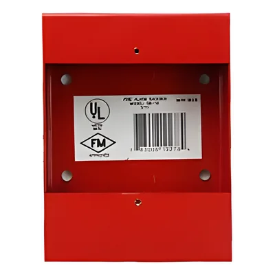 Caja de Montaje Superficial / Policarbonato Lexan / Acero Calibre 16 / 139 x 104 x 35 mm / Para Estaciones Manuales Direccionables