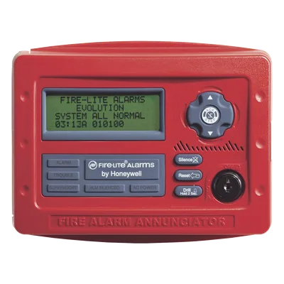 Anunciador Remoto LCD / 80 Caracteres Retroiluminados / Interfaz ANN-Bus 2 Hilos / Hasta 8 Unidades por Panel / Alcance 1,800 m (5,905.5 ft) / Certificado UL 864