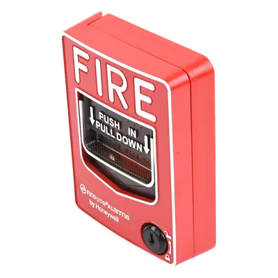 Estación Manual de Alarma Contra Incendio / Doble Acción / Cerradura con Llave / Montaje en Superficie o Empotrado / UL 38