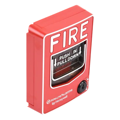 Estación Manual de Alarma Contra Incendio / Doble Acción / Cerradura con Llave / Montaje en Superficie o Empotrado / UL 38