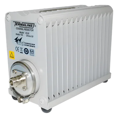 Carga Terminal Coaxial de RF / 150 W Continuos / Refrigerada por Aceite / DC-4 GHz / N Hembra / 50 Ω / -40°C a +45°C / 1.25 ft x 0.82 ft x 0.82 ft (380 ml)
