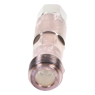 Conector RF tipo N hembra / 50 ohm / 0-8000 MHz / Recto / Heliax FSJ1-50A