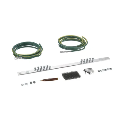 Kit de Puesta a Tierra / Jumpers 6 AWG / Barra 20 Orificios / Rack 19in / 2.44m (8ft)