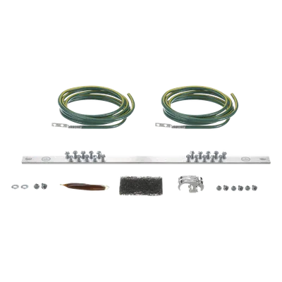 Kit de Puesta a Tierra / Jumpers 6 AWG / Barra 20 Orificios / Rack 19in / 2.44m (8ft)