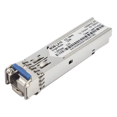 Transceptor WDM Mini-GBIC SFP 1G / LC / Fibra Monomodo / 10 km / TX 1310nm RX 1550nm