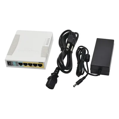 Switch PoE pasivo / 5 puertos Gigabit + 1 SFP / 11-30V / -20°C a 70°C / 4.4x5.5x1.1 pulgadas