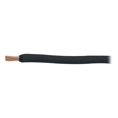 Cable Eléctrico THW-LS / Calibre 8 AWG / 19 Hilos / 8.37 mm² / 90°C Seco / 75°C Mojado / Color Negro / Venta por Metro