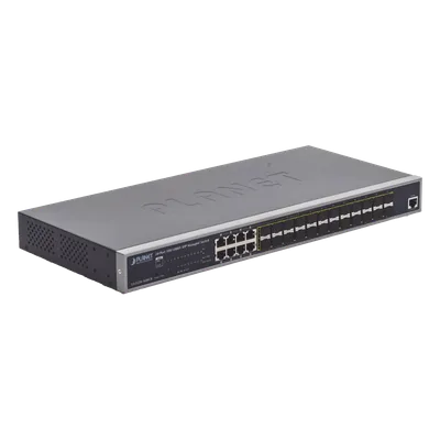 Switch Administrable Capa 2 / 24 Puertos SFP Gigabit / 8 Puertos Combo RJ45 / Fuente Redundante / 35.7 Mpps