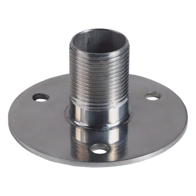 Soporte de Antena / Montaje Recto 1" / Acero Inoxidable / Base con Brida / 2.54 cm