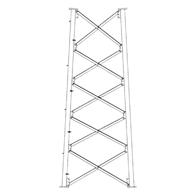 Sección 7 Base para Torre Autosoportada línea SSV (Código de Fábrica: 7N165)