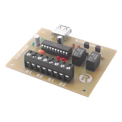 Tarjeta Contadora de Eventos / 2 Entradas y 2 Salidas de Contacto Seco / USB a PC / 65536 Eventos por Entrada / Alimentación USB